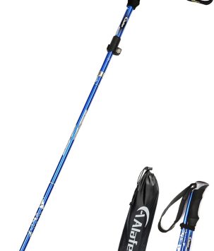Aluminum Collapsible Ultralight Travel Trekking Hiking Pole for Men and Women